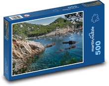 Sea - beach, mountain Puzzle of 500 pieces - 46 x 30 cm 