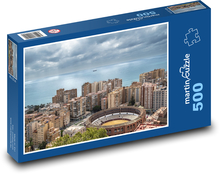 City of Malaga - Spain, bullring Puzzle of 500 pieces - 46 x 30 cm 