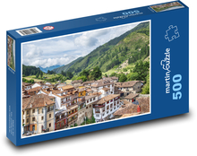 Domy - mesto, hory Puzzle 500 dielikov - 46 x 30 cm 