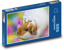 Morča - domáci maznáčik, hlodavec Puzzle 500 dielikov - 46 x 30 cm 