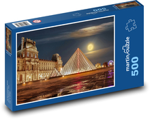 Architekrua - Nachtstadt, Mond Puzzle 500 Teile - 46 x 30 cm