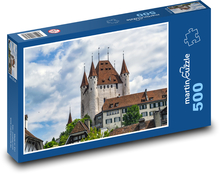 Castle - old building, Switzerland Puzzle of 500 pieces - 46 x 30 cm 