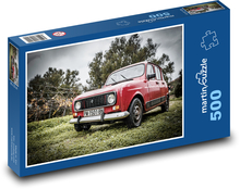Car - Red Renault 4 Puzzle of 500 pieces - 46 x 30 cm 