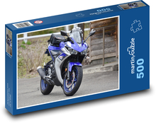 Motorrad auf der Straße Puzzle 500 Teile - 46 x 30 cm
