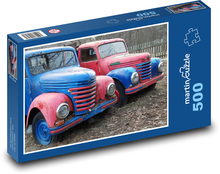 Old trucks Puzzle of 500 pieces - 46 x 30 cm
