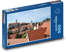 Mikulov - střechy a zámek Puzzle 500 dílků - 46 x 30 cm