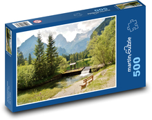 Alpy - národní park Puzzle 500 dílků - 46 x 30 cm