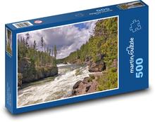 Řeka Yellowstone Puzzle 500 dílků - 46 x 30 cm