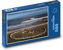 Kreis - Labyrinth Puzzle 500 Teile - 46 x 30 cm