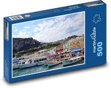Włochy – Marina Grande Puzzle 500 elementów - 46x30 cm