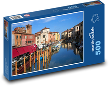 Italien - Kanal, Venedig Puzzle 500 Teile - 46 x 30 cm