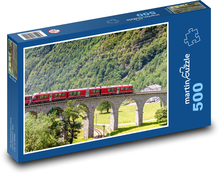 Švajčiarsko - Rétska Železnica Puzzle 500 dielikov - 46 x 30 cm 