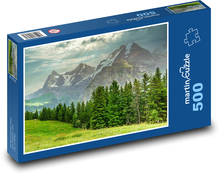Alpy - příroda, krajina Puzzle 500 dílků - 46 x 30 cm
