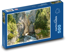 Alps - glacial canyon Puzzle of 500 pieces - 46 x 30 cm