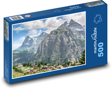 Švajčiarsko - Berner Oberland Puzzle 500 dielikov - 46 x 30 cm 