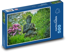 Kamenná socha - Budha Puzzle 500 dílků - 46 x 30 cm