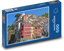 Taliansko - farebné domy Puzzle 500 dielikov - 46 x 30 cm 