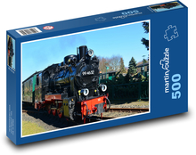 Parná lokomotíva - vlak Puzzle 500 dielikov - 46 x 30 cm 