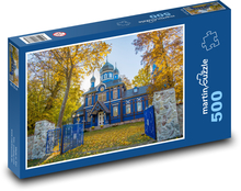 Prvoslávny kostol - cirkev, náboženstvo Puzzle 500 dielikov - 46 x 30 cm 