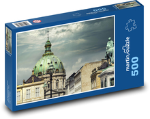 Kostol - kupola, mesto Puzzle 500 dielikov - 46 x 30 cm 