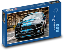 Sportní černé auto Puzzle 500 dílků - 46 x 30 cm