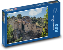 Klášter - kámen, architektura Puzzle 500 dílků - 46 x 30 cm