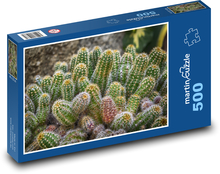Kaktusy - natura, roślina Puzzle 500 elementów - 46x30 cm