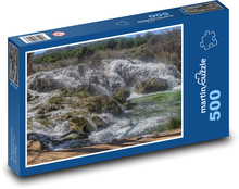 Waterfalls - river, nature Puzzle of 500 pieces - 46 x 30 cm 
