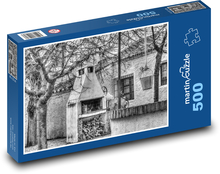 Fireplace - home, architecture Puzzle of 500 pieces - 46 x 30 cm 