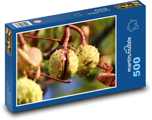Kastanie - Baum, Zweig Puzzle 500 Teile - 46 x 30 cm