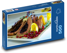 Food - meat, steak Puzzle of 500 pieces - 46 x 30 cm 