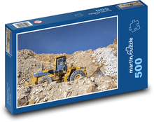 Nakladač - stroj, lom Puzzle 500 dílků - 46 x 30 cm