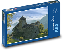Liechtenstein - Vaduz, Schloss Puzzle 500 Teile - 46 x 30 cm