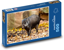Dzika zwierzyna - świnia Puzzle 500 elementów - 46x30 cm