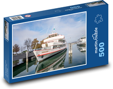 Loď - Bodamské jezero, lodní doprava  Puzzle 500 dílků - 46 x 30 cm