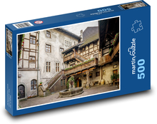 Feldkirch - Rakousko, kašna Puzzle 500 dílků - 46 x 30 cm