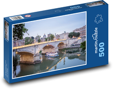 Tibetský most - Rím, Taliansko Puzzle 500 dielikov - 46 x 30 cm 