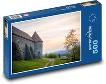 Piberstein - pevnosť, hradný múr Puzzle 500 dielikov - 46 x 30 cm 