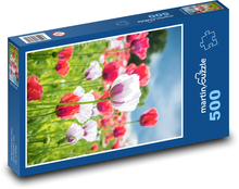 Poppy - poppy field, meadow Puzzle of 500 pieces - 46 x 30 cm 