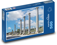 Staroveké ruiny - piliere, archeológia Puzzle 500 dielikov - 46 x 30 cm 