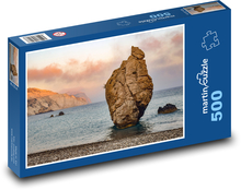 Skala v mori - pláž, oceán Puzzle 500 dielikov - 46 x 30 cm 