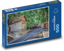 Kirche - Straße, Zypern Puzzle 500 Teile - 46 x 30 cm