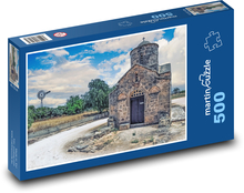 Středověký kostel - architektura, Kypr Puzzle 500 dílků - 46 x 30 cm