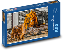 Bagger - schwere Maschine, Bagger Puzzle 500 Teile - 46 x 30 cm