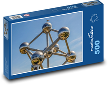 Atómium - Brusel, Belgicko Puzzle 500 dielikov - 46 x 30 cm 