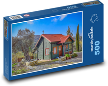 Dedinský dom - chalupa, domov Puzzle 500 dielikov - 46 x 30 cm