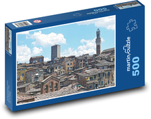 Siena - Italy, old town Puzzle of 500 pieces - 46 x 30 cm 