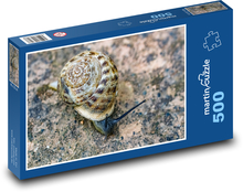 Snail - mollusc, animal Puzzle of 500 pieces - 46 x 30 cm 