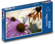 Kvety - echinacea, motýľ Puzzle 500 dielikov - 46 x 30 cm 