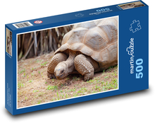 Riesenschildkröte - Seychellen, Reptilien Puzzle 500 Teile - 46 x 30 cm